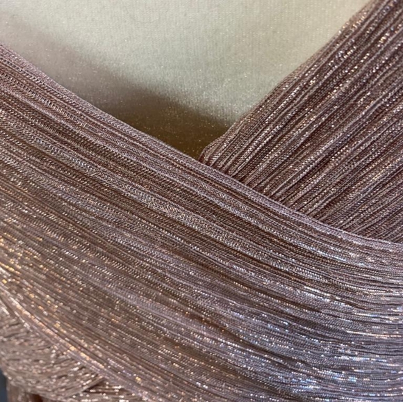 INTERMIX PINK TINA LUREX CUTO DRESS - Picture 6 of 17